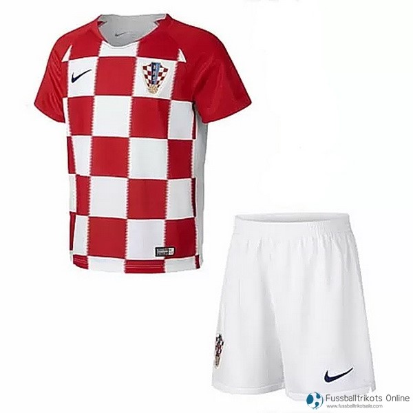 Kroatien Trikot Heim Kinder 2018 Rote Fussballtrikots Günstig
